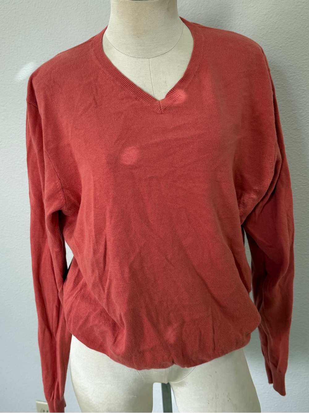 100% v neck j crew sweater